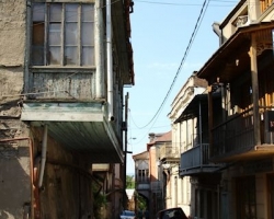 Typical balconied street