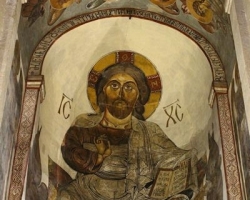 Fresco in  Svetitskhoveli Cathedral